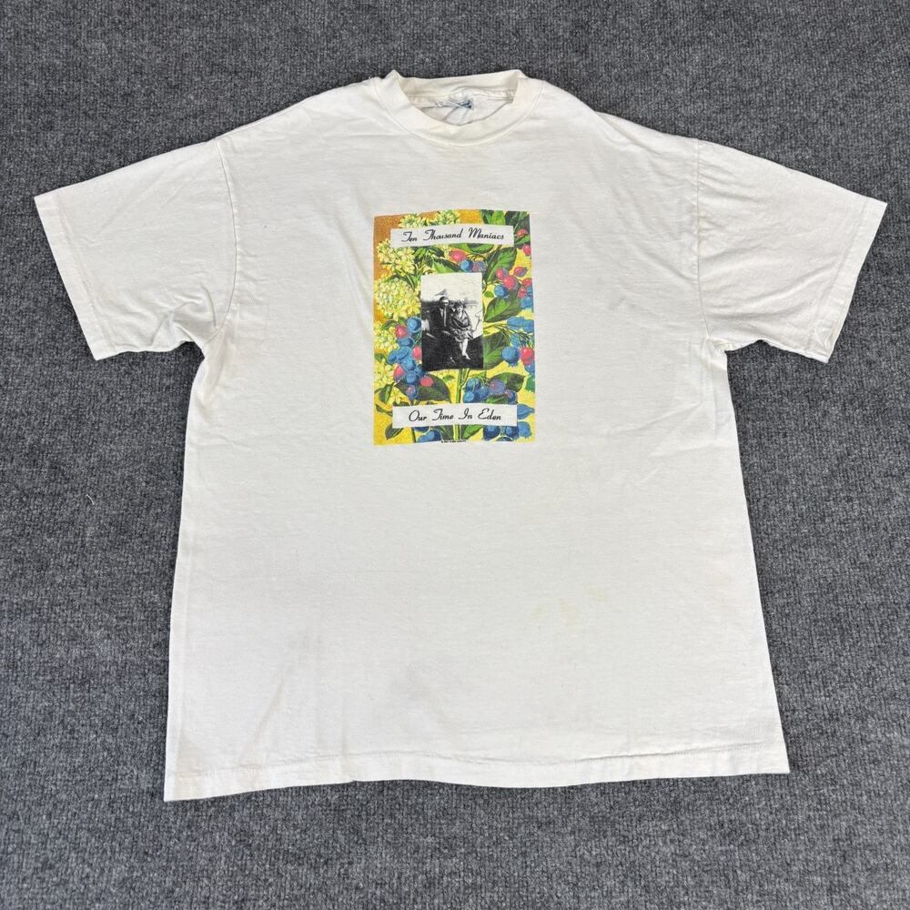 Vintage 10000 Maniacs Spring 1992 Our Time In Eden Tour Size Large